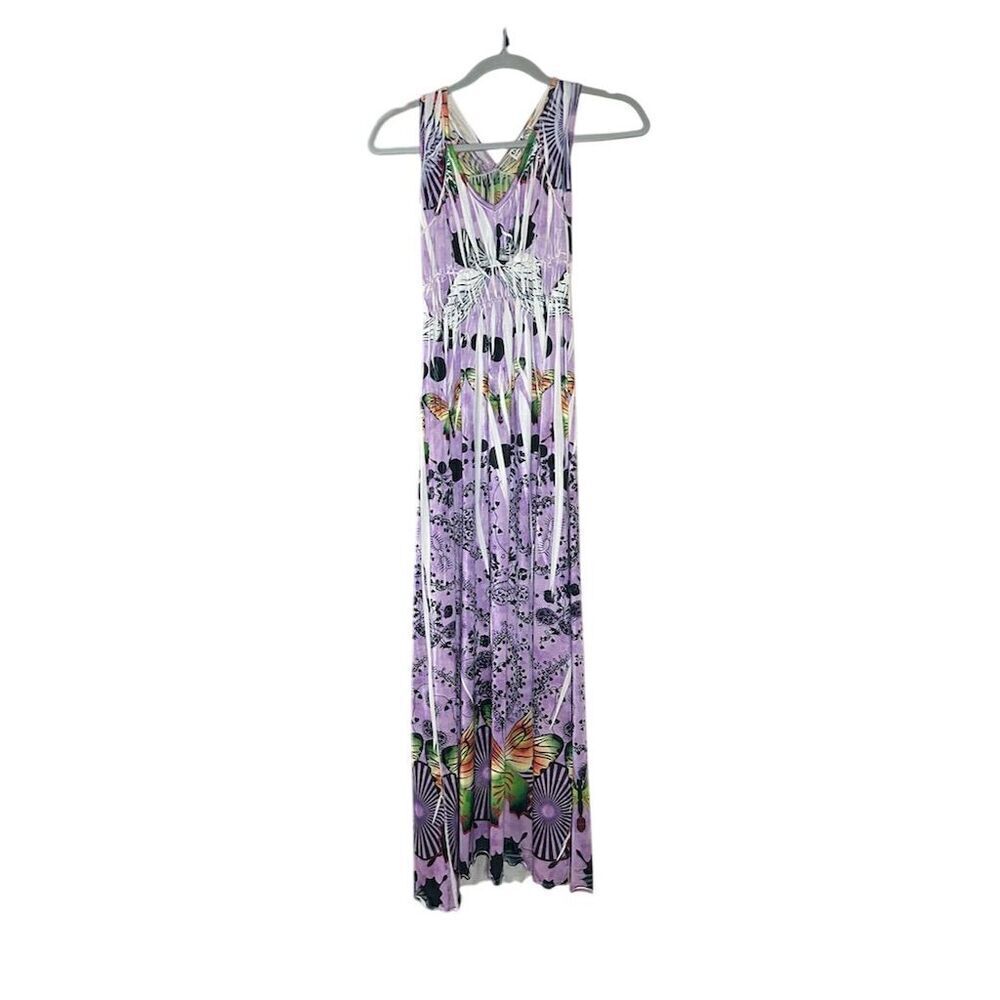 Energe by one world Women's Multicolor Sleeveless Maxi Dress Standard Size S